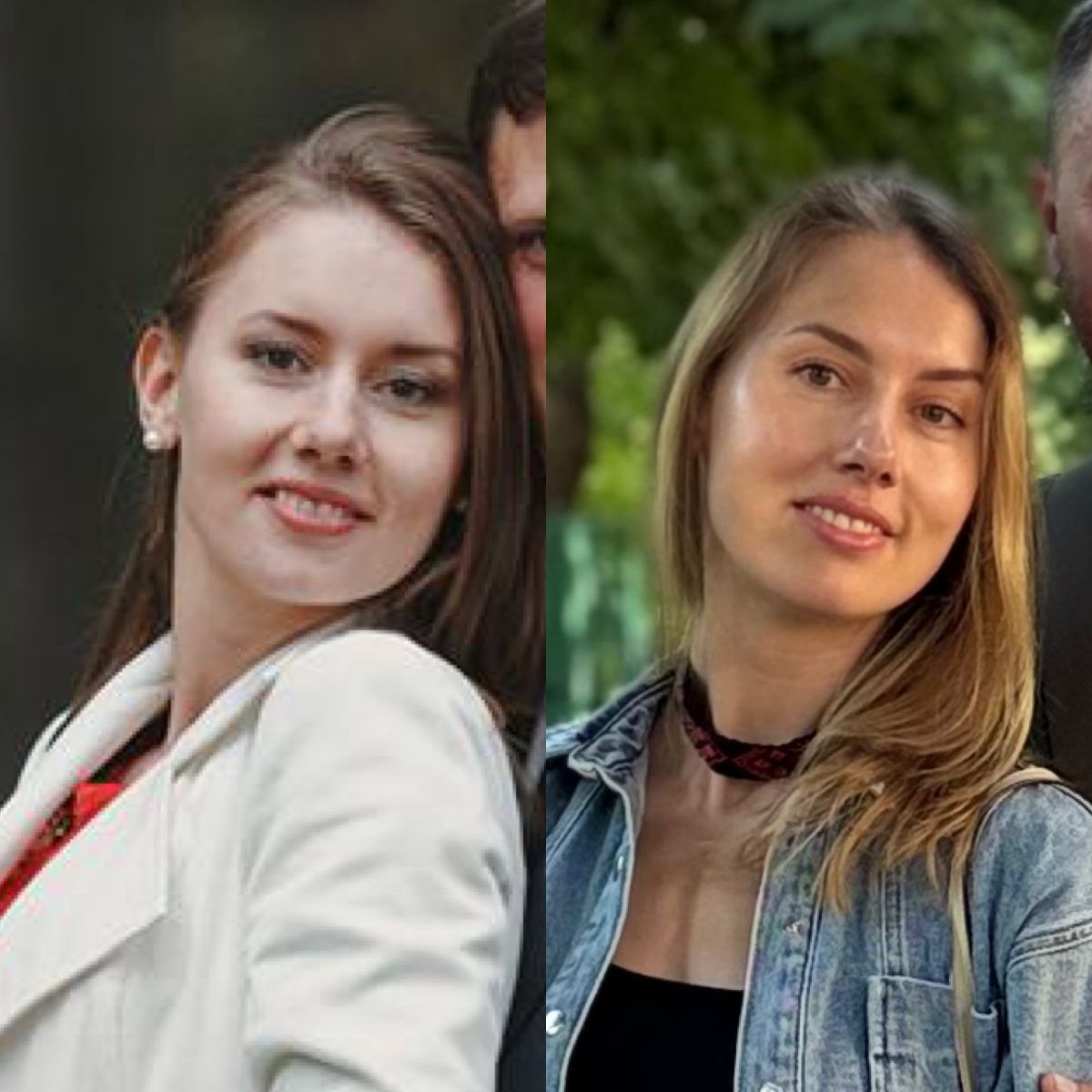 До і після — овал та шкіра